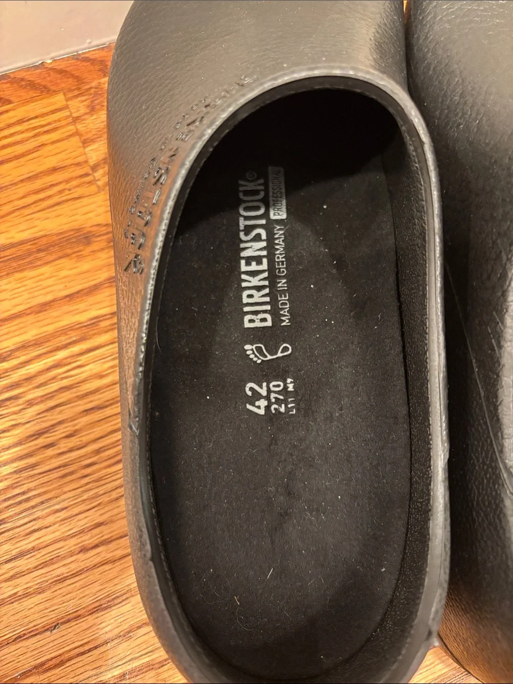 Birkenstock Super-Birki Polyurethane Professional Clogs – Black – EU 42